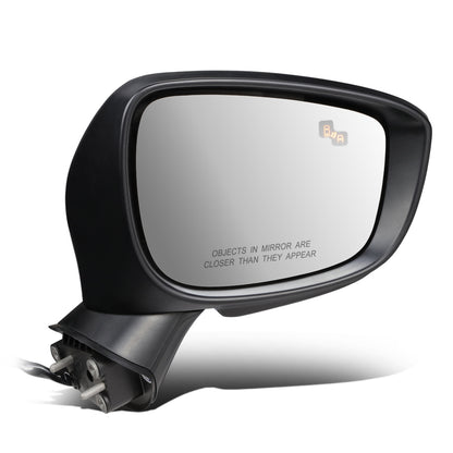 RETROVISOR MIRROR - OEM - 15-16 MAZDA CX-3 - POWERED - HEATED - W/ SIGNAL LIGHT - W/ BSD - FOLDING - BLACK MATERIAL - RIGHT