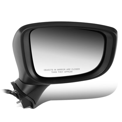 RETROVISOR MIRROR - OEM - 14-17 MAZDA 6 - POWERED - HEATED - W/ SIGNAL LIGHT - FOLDING - BLACK MATERIAL - RIGHT