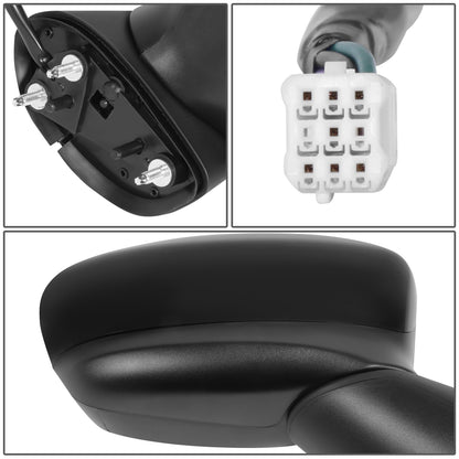 RETROVISOR MIRROR - OE STYLE - MAZDA CX-5 2013-2015 - WITH POWER WITH HEATED WITH BLIND SPOT WITH SIGNAL - PASSENGER RIGHT SIDE - BLACK