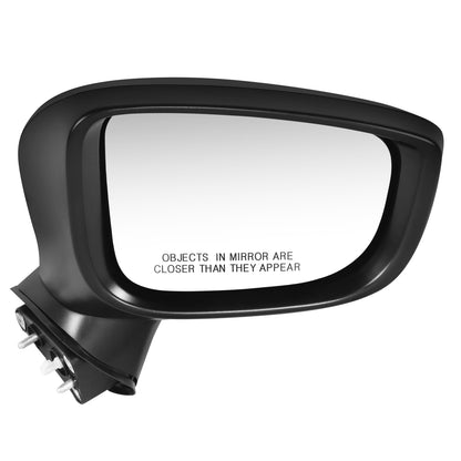 RETROVISOR MIRROR - OE STYLE - MAZDA 3 17-18 - WITH POWER WITH HEATED WITH SIGNAL - MEXICO BULIT - PASSENGER SIDE - PAINT TO MATCH - BLACK