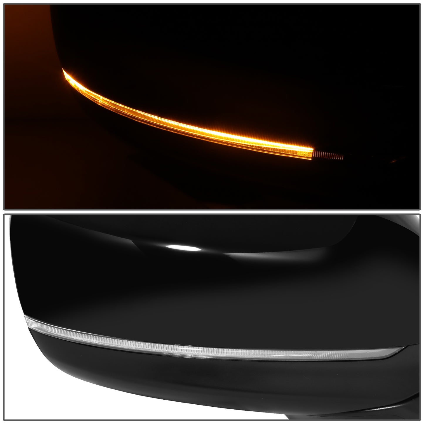RETROVISOR MIRROR - OE STYLE - MAZDA CX-5 19-21 - WITH POWER FOLD WITH BLIND SPOT WITH SIGNAL - PASSENGER SIDE - PAINT TO MATCH - BLACK
