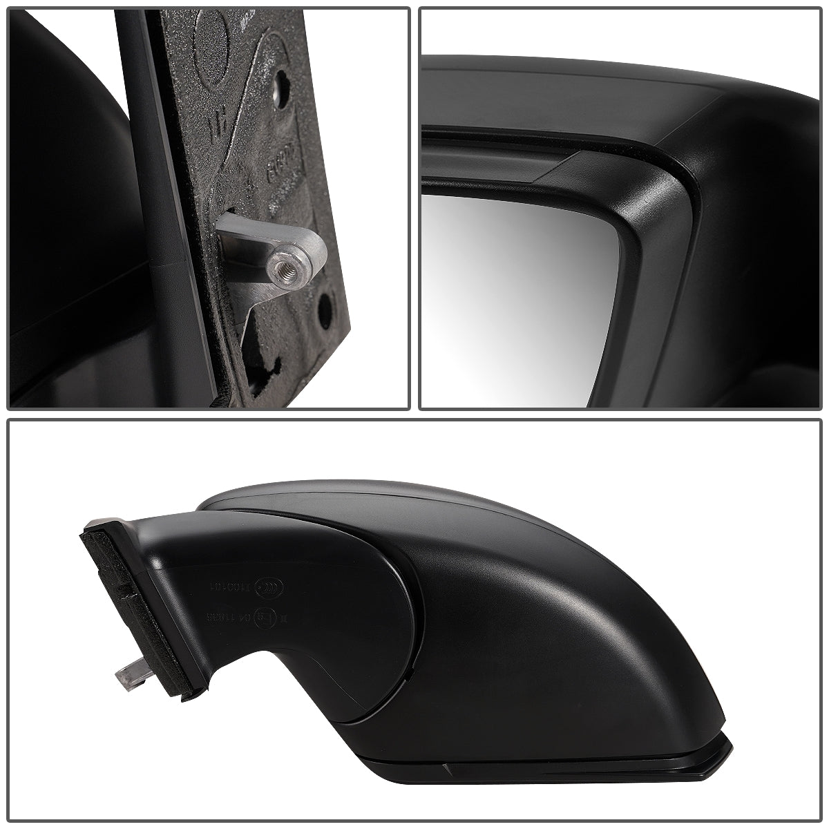 RETROVISOR MIRROR - OEM - 16-18 MERCEDES-BENZ METRIS - MANUAL FOLDING - TEXTURED BLACK