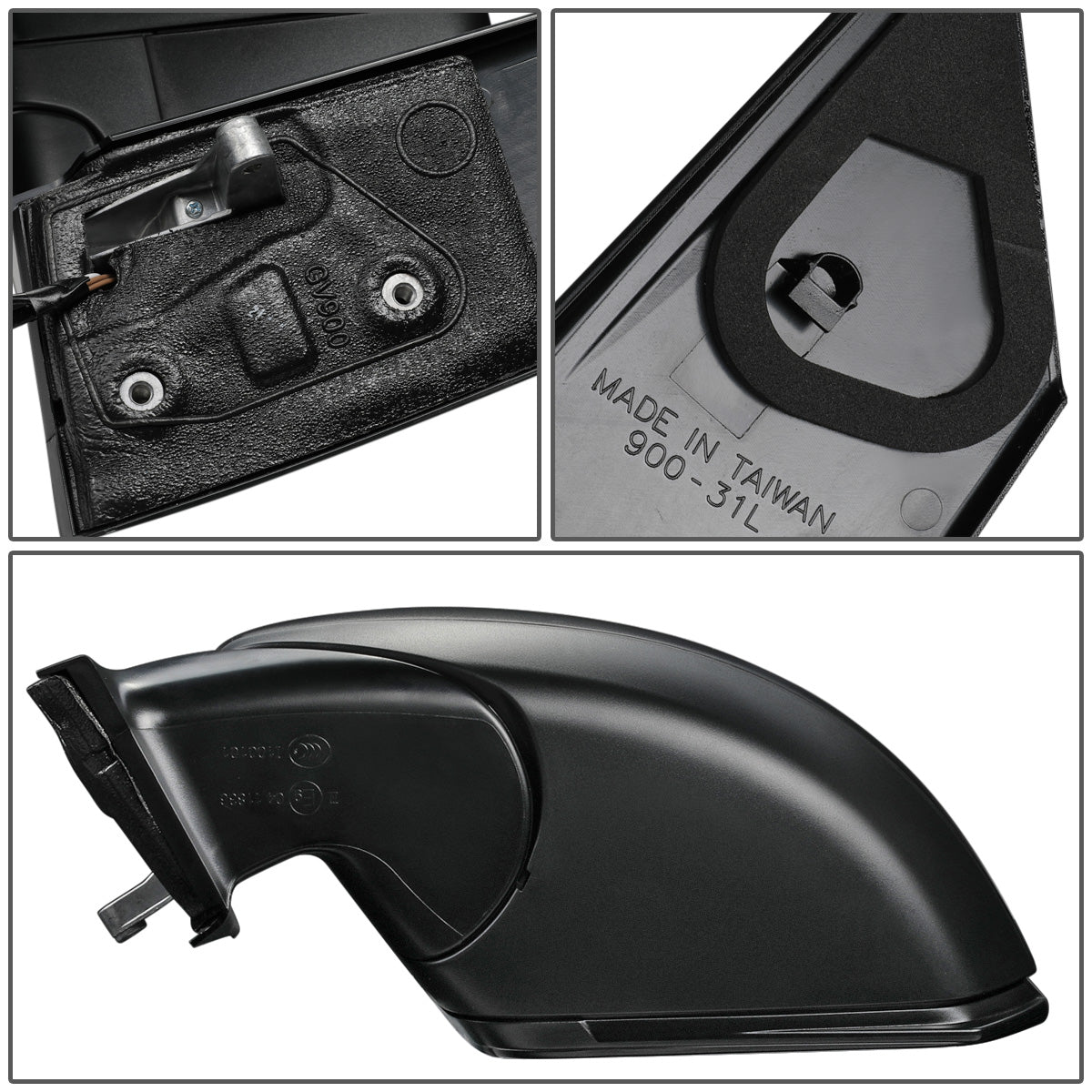 RETROVISOR MIRROR - OEM - 16-19 MERCEDES-BENZ METRIS - POWER ADJUST - HEATED GLASS - TEXTURED BLACK