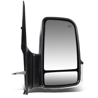 RETROVISOR MIRROR - OEM - 07-09 DODGE SPRINTER - POWERED - HEATED - W/ SIGNAL LIGHT - FOLDING - W/ DUAL BLIND GLASS - TEXTURED - BLACK - RIGHT
