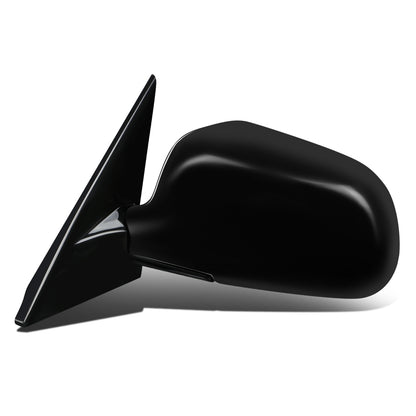 RETROVISOR MIRROR - OEM - 97-02 MITSUBISHI LANCER, MIRAGE - MANUAL - FOLDING - BLACK MATERIAL - LEFT