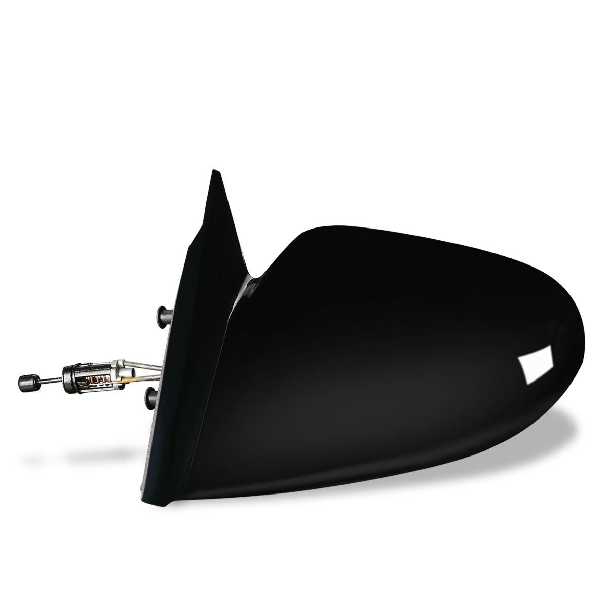 RETROVISOR MIRROR - OEM - 95-98 EAGLE TALON / 95-99 MITSUBISHI ECLIPSE - MANUAL - GLOSSY - BLACK - LEFT