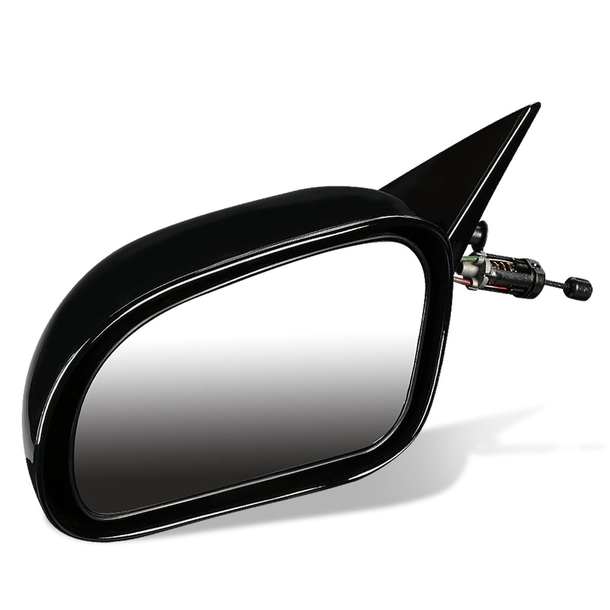 RETROVISOR MIRROR - OEM - 95-98 EAGLE TALON / 95-99 MITSUBISHI ECLIPSE - MANUAL - GLOSSY - BLACK - LEFT