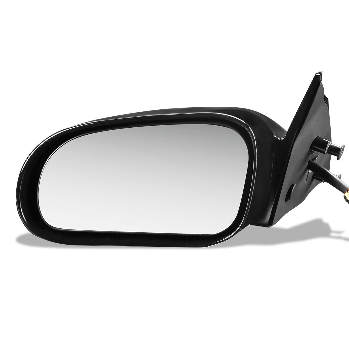 RETROVISOR MIRROR - OEM - 95-98 EAGLE TALON / 95-99 MITSUBISHI ECLIPSE - POWERED - HEATED - GLOSSY - BLACK - LEFT