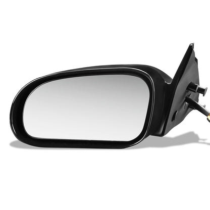 RETROVISOR MIRROR - OEM - 95-98 EAGLE TALON / 95-99 MITSUBISHI ECLIPSE - POWERED - HEATED - GLOSSY - BLACK - LEFT