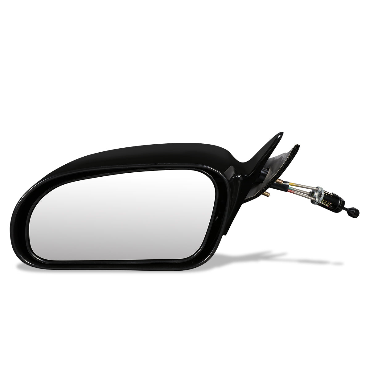 RETROVISOR MIRROR - OEM - 95-00 CHRYSLER SEBRING - MANUAL - PAINTABLE - BLACK - LEFT