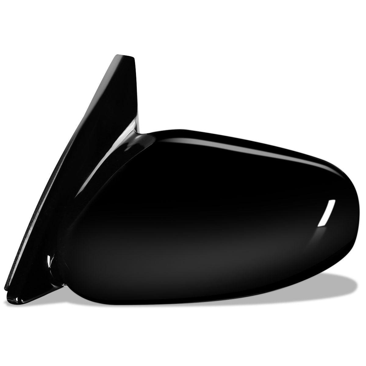 RETROVISOR MIRROR - OEM - 00-05 MITSUBISHI ECLIPSE - MANUAL - PAINTABLE - BLACK - LEFT