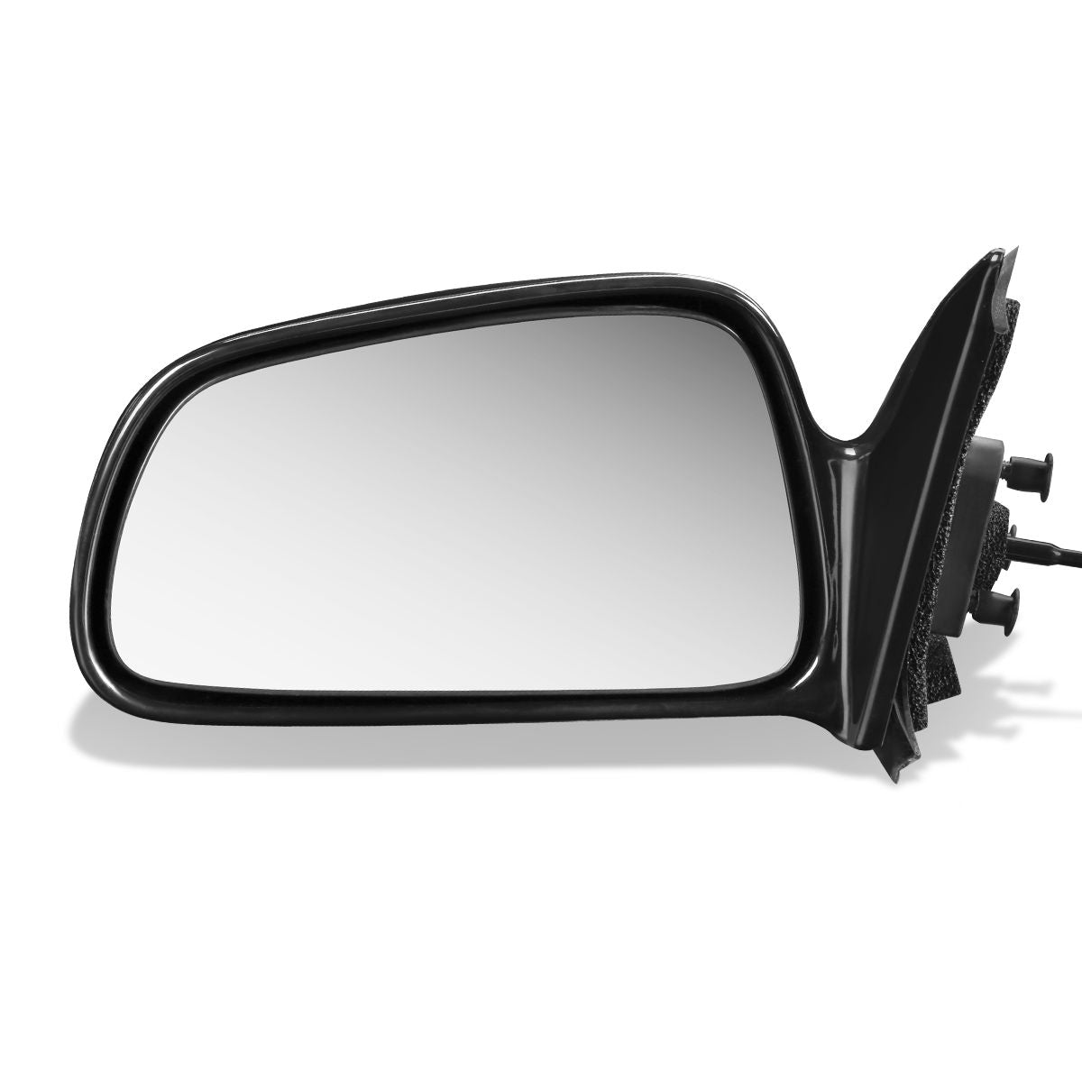 RETROVISOR MIRROR - OEM - 99-03 MITSUBISHI GALANT - MANUAL - PAINTABLE - BLACK - LEFT
