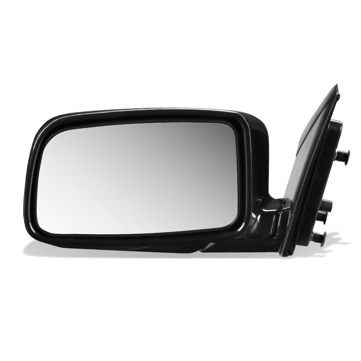 RETROVISOR MIRROR - OEM - 02-07 MITSUBISHI LANCER - MANUAL - PAINTABLE - BLACK - LEFT