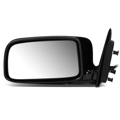 RETROVISOR MIRROR - OEM - 02-07 MITSUBISHI LANCER - POWERED - FOLDING - BLACK MATERIAL - LEFT