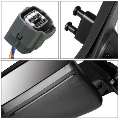 RETROVISOR MIRROR - OEM - 04-08 MITSUBISHI GALANT - POWERED - TEXTURED - BLACK - LEFT