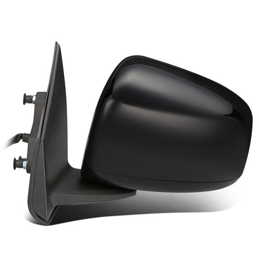 RETROVISOR MIRROR - OEM - 08-17 MITSUBISHI LANCER - POWERED - FOLDING - BLACK MATERIAL - LEFT