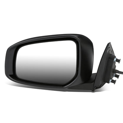 RETROVISOR MIRROR - OEM - 08-17 MITSUBISHI LANCER - POWERED - FOLDING - BLACK MATERIAL - LEFT