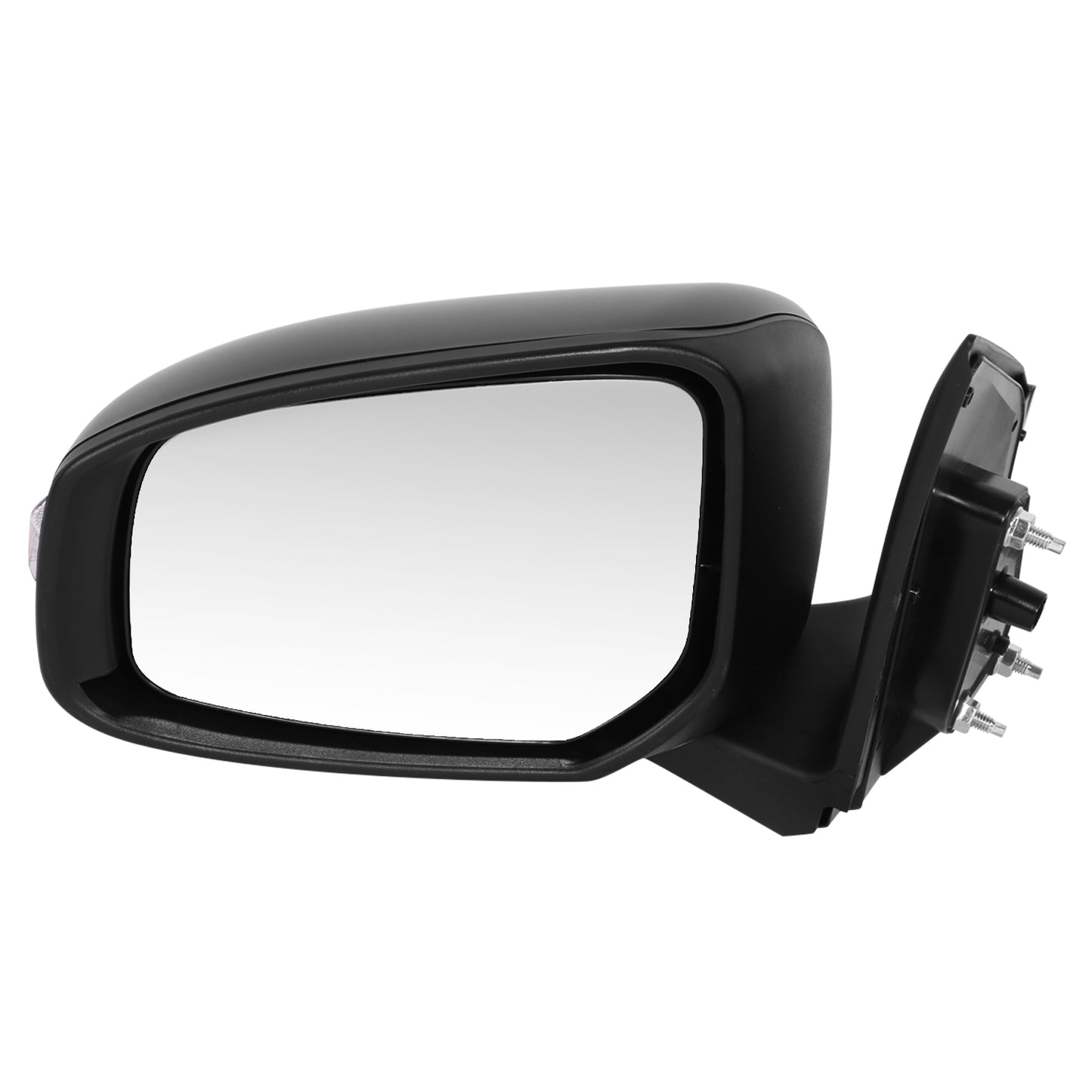 RETROVISOR MIRROR - OE STYLE - MITSUBISHI MIRAGE 15-24 - MITSUBISHI MIRAGE G4 17-24 - WITH POWER WITH HEATED WITH SIGNAL - DRIVER SIDE - PAINT TO MATCH - BLACK
