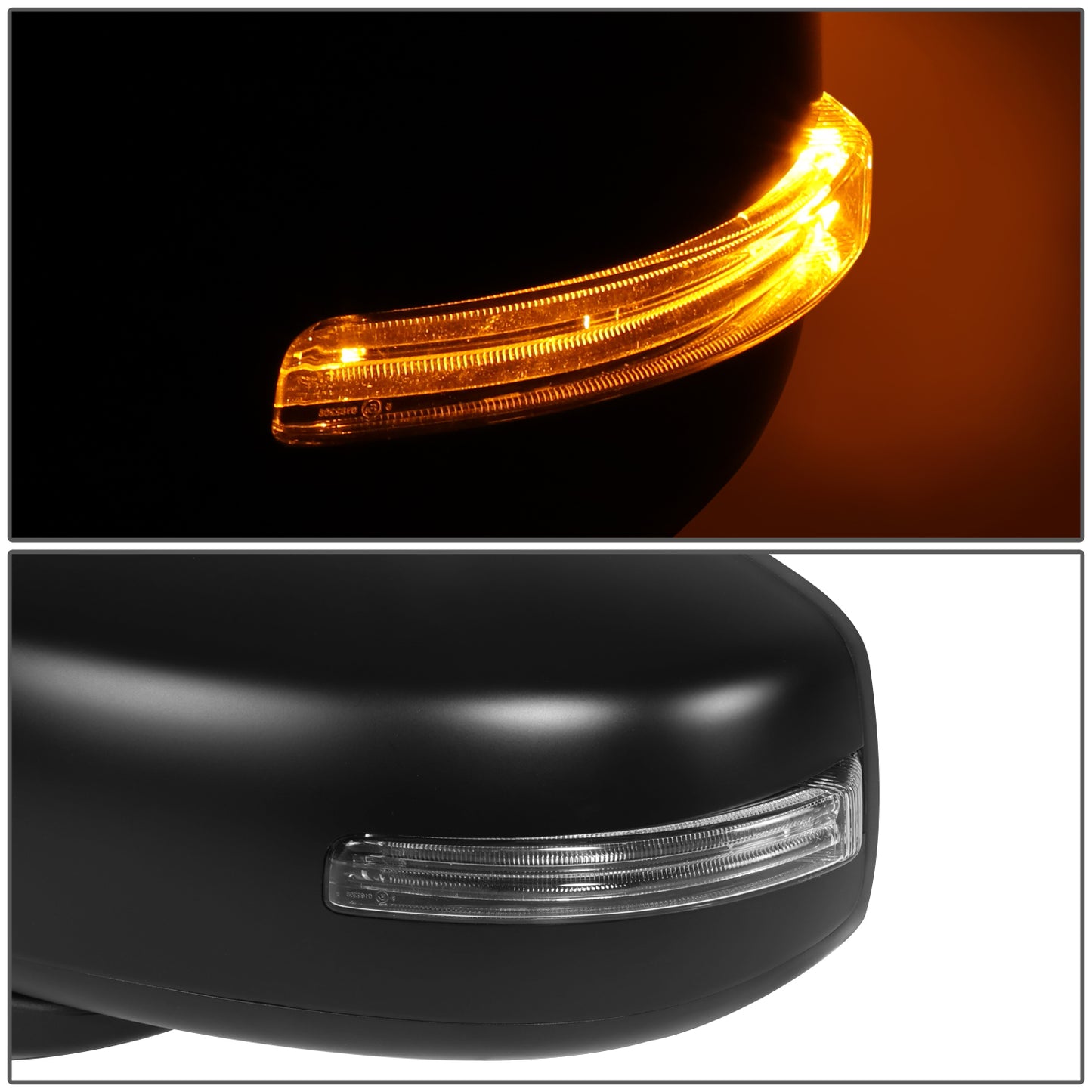 RETROVISOR MIRROR - OE STYLE - MITSUBISHI MIRAGE 15-24 - MITSUBISHI MIRAGE G4 17-24 - WITH POWER WITH HEATED WITH SIGNAL - DRIVER SIDE - PAINT TO MATCH - BLACK