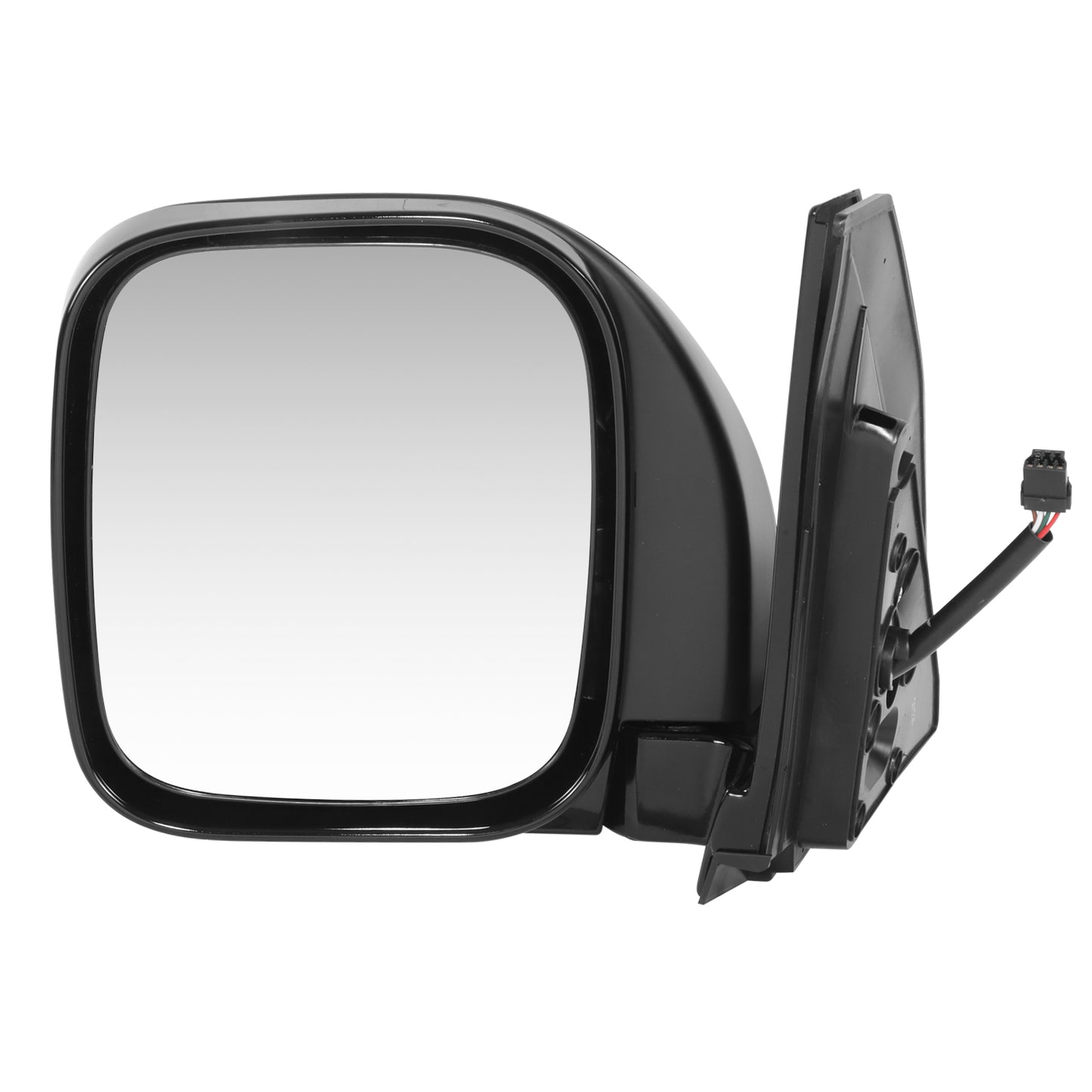 RETROVISOR MIRROR - OE STYLE - MITSUBISHI MONTERO 01-06 - WITH POWER WITH HEATED GLASS - DRIVER SIDE - PAINT TO MATCH - BLACK