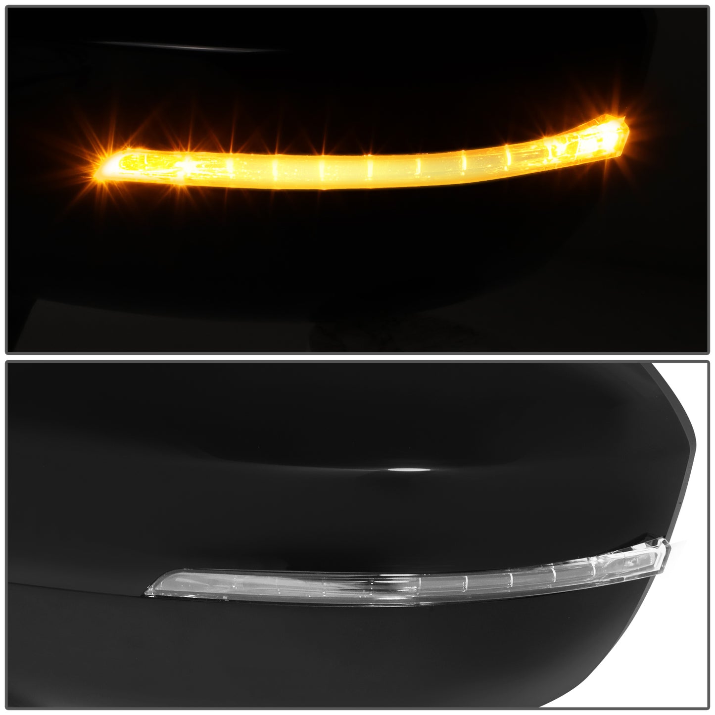 RETROVISOR MIRROR - OE STYLE - MITSUBISHI OUTLANDER 22-24 - WITH POWER WITH HEATED WITH SIGNAL WITH BLIND SPOT - DRIVER SIDE - PAINT TO MATCH - BLACK