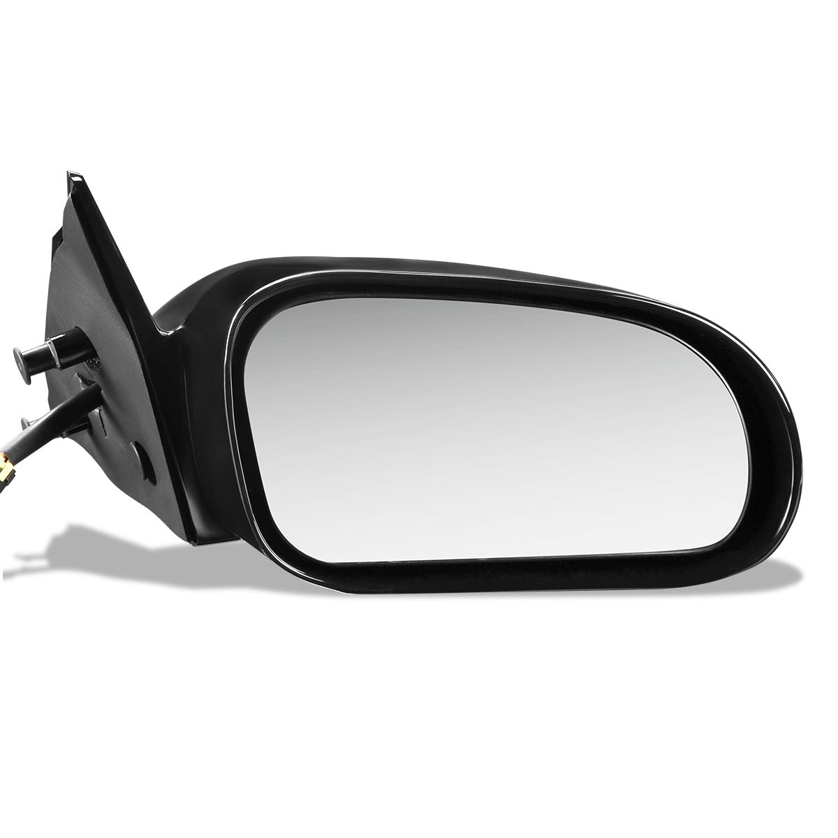 RETROVISOR MIRROR - OEM - 95-98 EAGLE TALON / 95-99 MITSUBISHI ECLIPSE - POWERED - HEATED - GLOSSY - BLACK - RIGHT