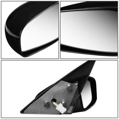RETROVISOR MIRROR - OEM - 00-05 MITSUBISHI ECLIPSE / 01-05 CHRYSLER SEBRING / 01-05 DODGE STRATUS - COUPLES ONLY - POWERED - PAINTABLE - BLACK - RIGHT
