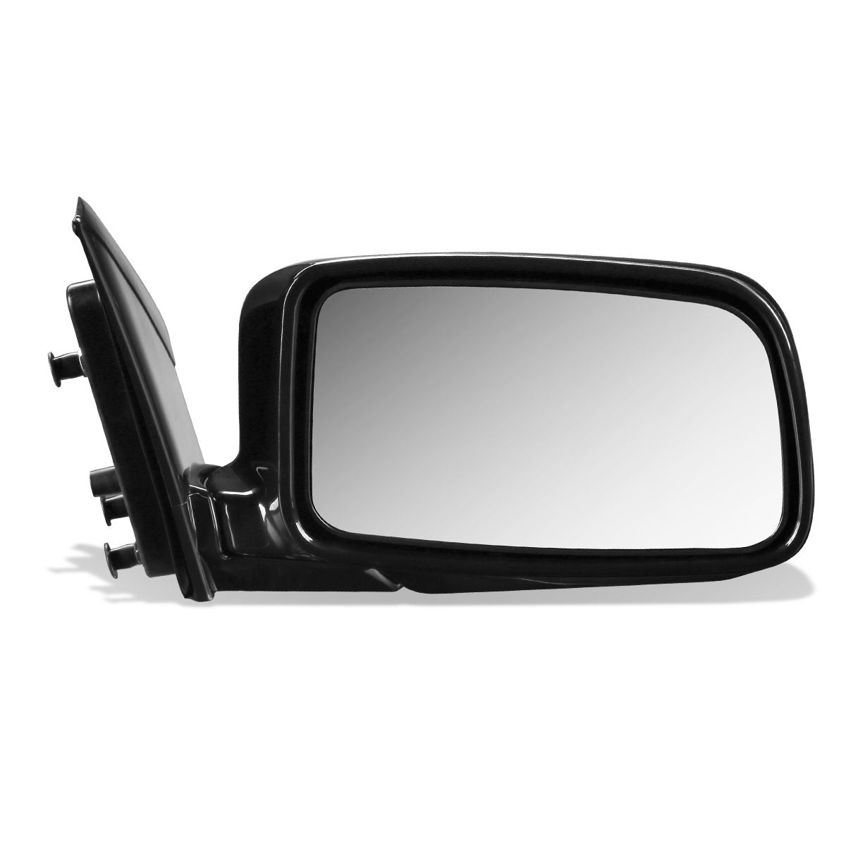 RETROVISOR MIRROR - OEM - 02-07 MITSUBISHI LANCER - MANUAL - PAINTABLE - BLACK - RIGHT