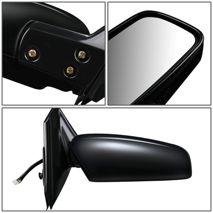 RETROVISOR MIRROR - OEM - 02-07 MITSUBISHI LANCER - POWERED - FOLDING - BLACK MATERIAL - RIGHT