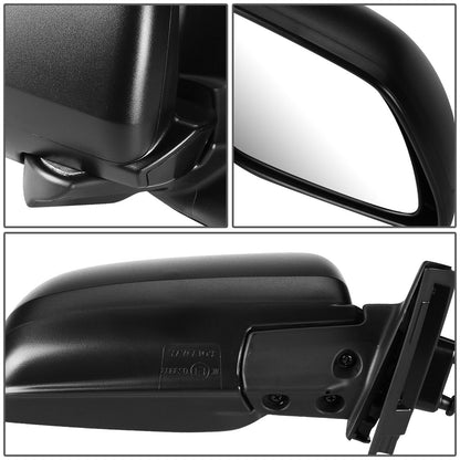 RETROVISOR MIRROR - OEM - 08-14 MITSUBISHI LANCER - POWERED - PAINTABLE - BLACK - RIGHT