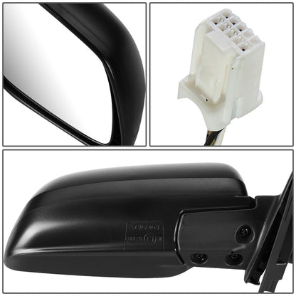 RETROVISOR MIRROR - OEM - 08-14 MITSUBISHI LANCER - POWERED - HEATED - PAINTABLE - BLACK - RIGHT