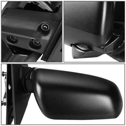 RETROVISOR MIRROR - OEM - 08-14 MITSUBISHI LANCER - POWERED - HEATED - PAINTABLE - BLACK - RIGHT