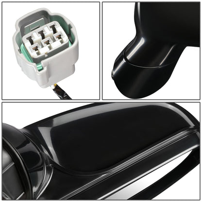 RETROVISOR MIRROR - OEM - 06-08 MITSUBISHI ECLIPSE - POWERED - HEATED - PAINTABLE - BLACK - RIGHT