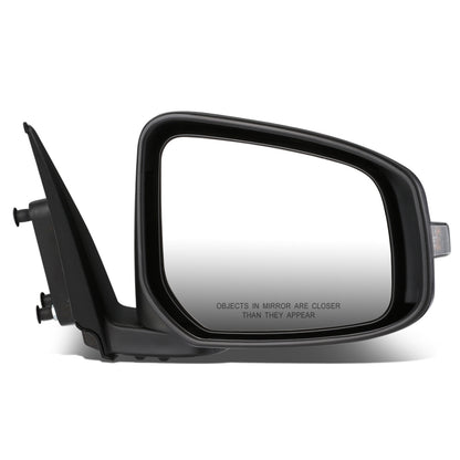 RETROVISOR MIRROR - OEM - 08-17 MITSUBISHI LANCER - POWERED - HEATED - W/ SIGNAL LIGHT - FOLDING - BLACK MATERIAL - RIGHT