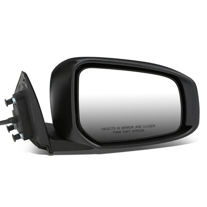 RETROVISOR MIRROR - OEM - 08-17 MITSUBISHI LANCER - POWERED - FOLDING - BLACK MATERIAL - RIGHT