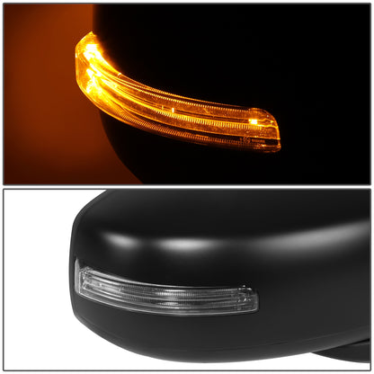 RETROVISOR MIRROR - OE STYLE - MITSUBISHI MIRAGE 15-24 - MITSUBISHI MIRAGE G4 17-24 - WITH POWER WITH HEATED WITH SIGNAL - PASSENGER SIDE - PAINT TO MATCH - BLACK