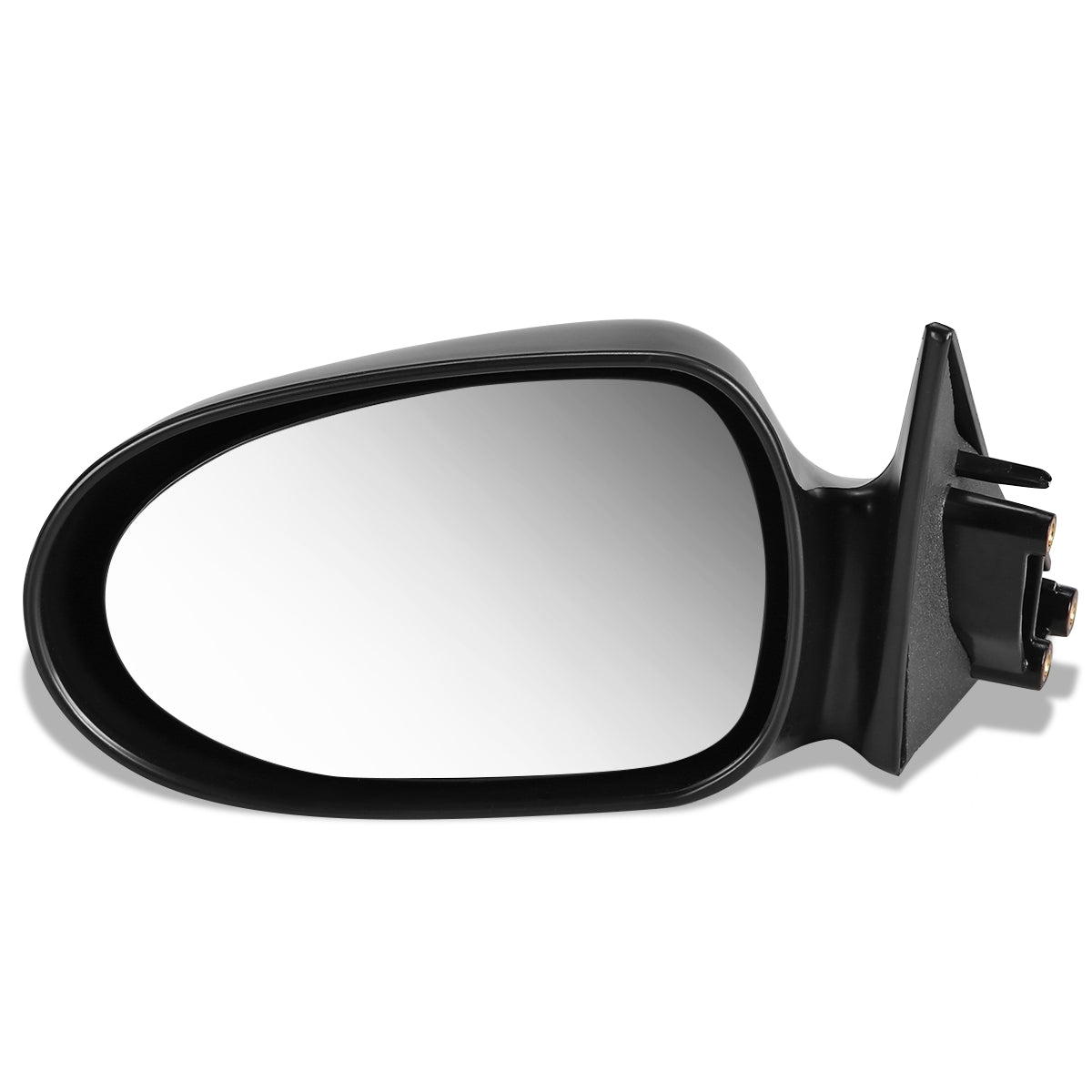 RETROVISOR MIRROR - OEM - 95-98 NISSAN 200SX / 95-99 NISSAN SENTRA - MANUAL - PAINTABLE - BLACK - LEFT