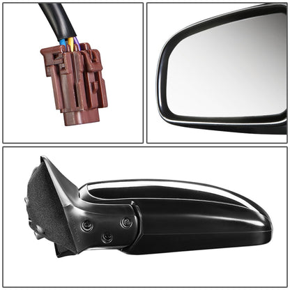 RETROVISOR MIRROR - OEM - 96-99 NISSAN MAXIMA / 96-99 INFINITI I30 - POWERED - HEATED - TEXTURED - BLACK - LEFT