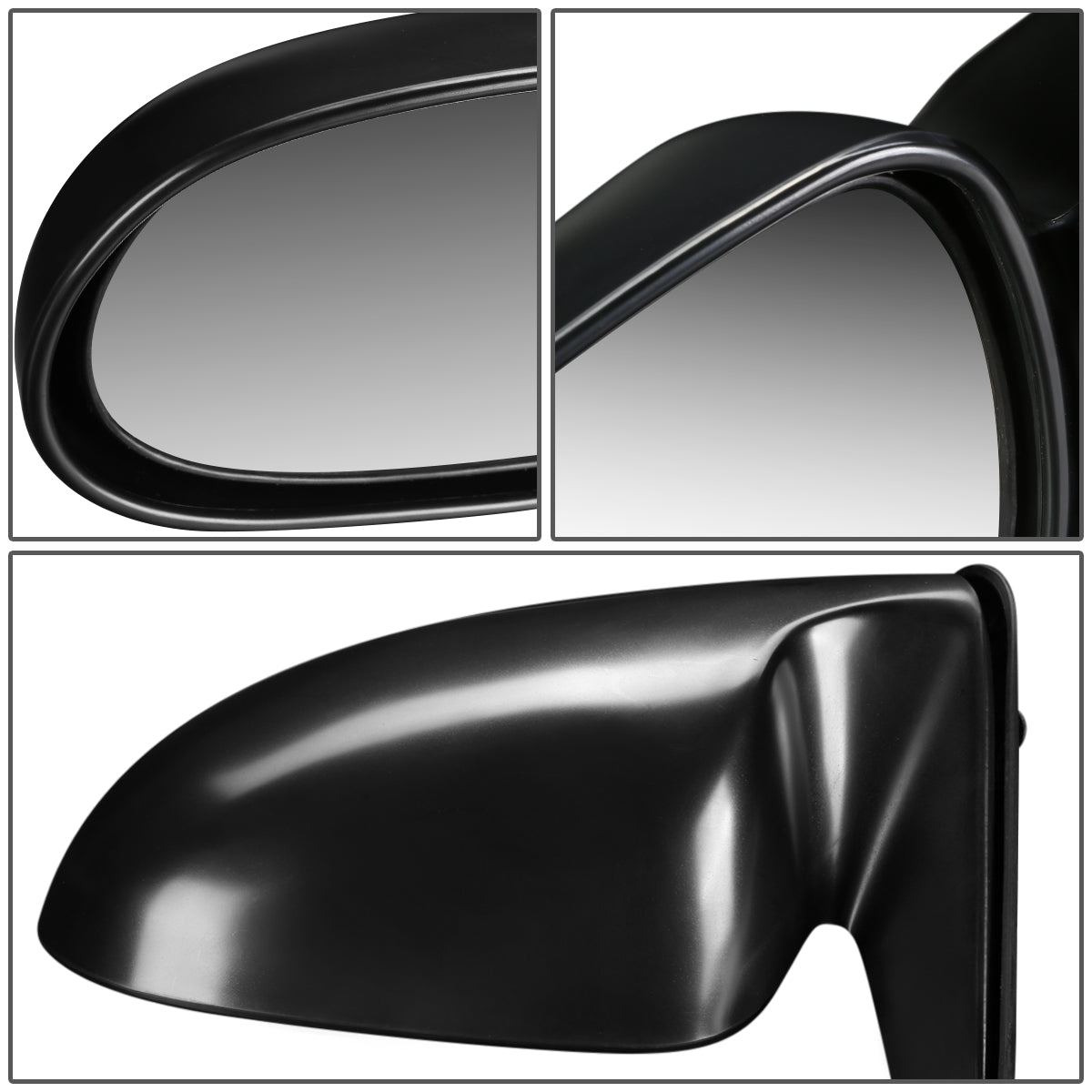 RETROVISOR MIRROR - OEM - 00-06 NISSAN SENTRA - POWERED - HEATED - PAINTABLE - BLACK - LEFT