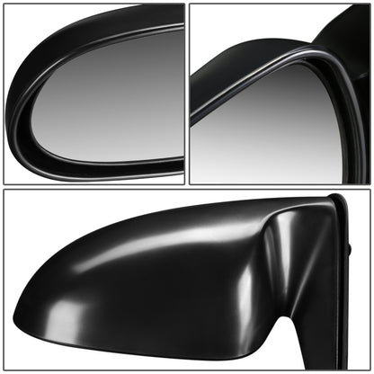 RETROVISOR MIRROR - OEM - 00-06 NISSAN SENTRA - POWERED - HEATED - PAINTABLE - BLACK - LEFT