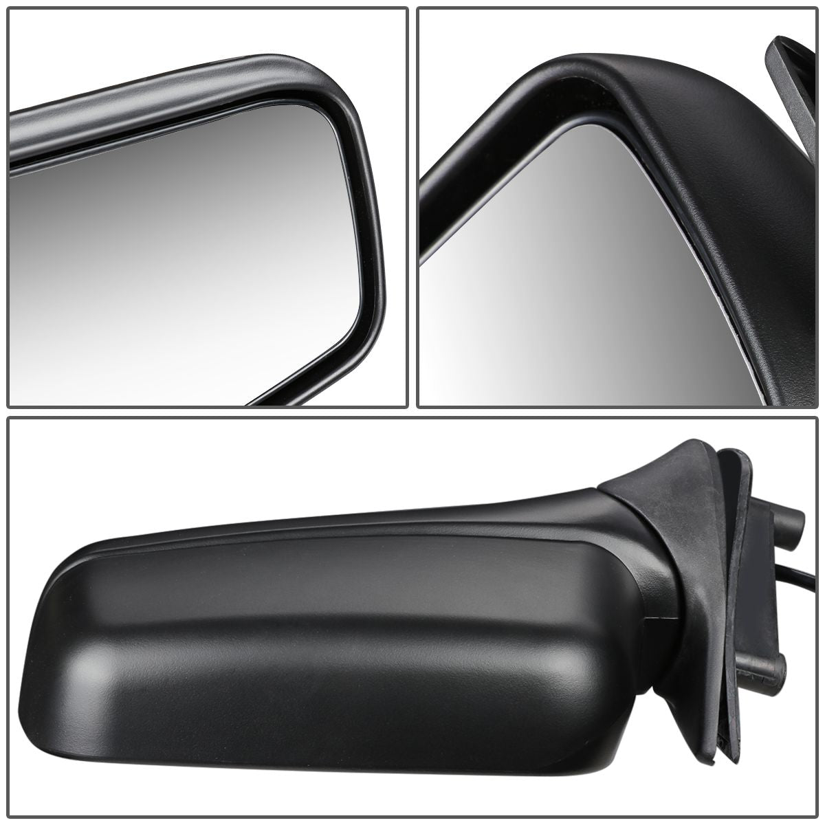 RETROVISOR MIRROR - OEM - 98-04 NISSAN FRONTIER / 00-04 NISSAN XTERRA - POWERED - TEXTURED - BLACK - LEFT