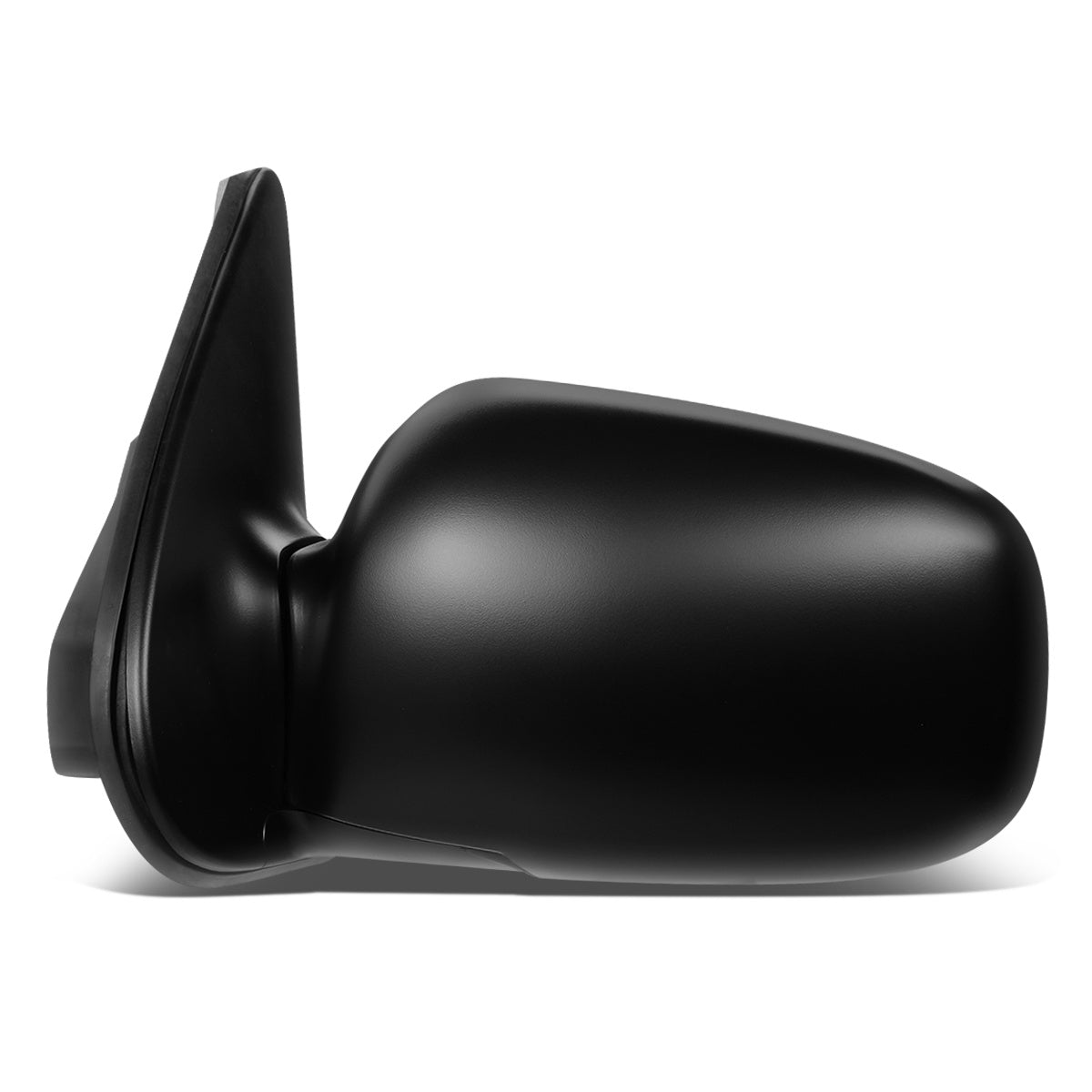 RETROVISOR MIRROR - OEM - 99-02 NISSAN QUEST - MANUAL - BLACK MATERIAL - LEFT