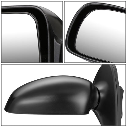 RETROVISOR MIRROR - OEM - 99-02 NISSAN QUEST - POWERED - FOLDING - BLACK MATERIAL - LEFT