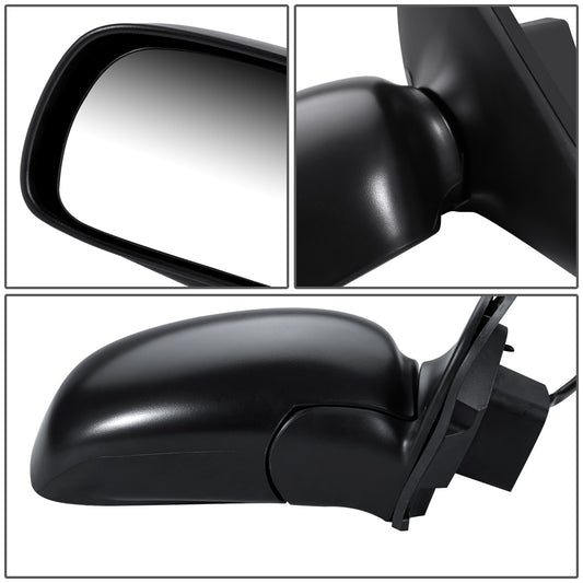 RETROVISOR MIRROR - OEM - 99-02 NISSAN QUEST - POWERED - HEATED - FOLDING - BLACK MATERIAL - LEFT