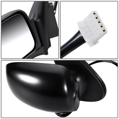 RETROVISOR MIRROR - OEM - 99-02 NISSAN QUEST - POWERED - HEATED - FOLDING - BLACK MATERIAL - LEFT