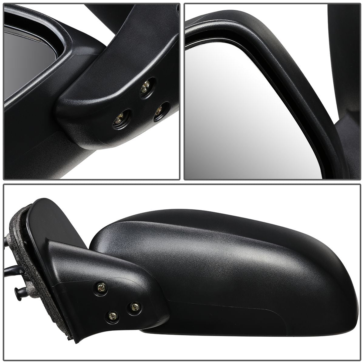 RETROVISOR MIRROR - OEM - 05-17 NISSAN FRONTIER / 05-15 NISSAN XTERRA / 05-12 NISSAN PATHFINDER - POWERED - TEXTURED - BLACK - LEFT