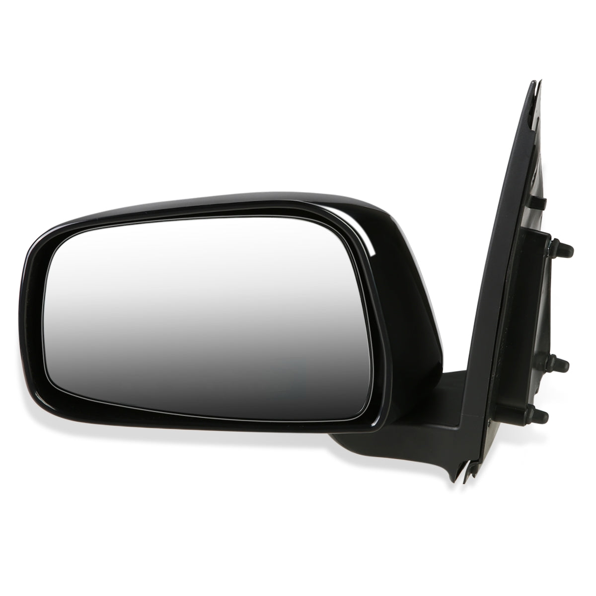 RETROVISOR MIRROR - OEM - 05-15 NISSAN FRONTIER / 05-15 NISSAN XTERRA - MANUAL - TEXTURED - BLACK - LEFT