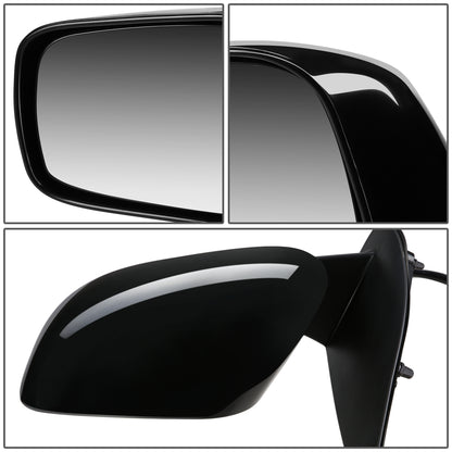 RETROVISOR MIRROR - OEM - 05-15 NISSAN FRONTIER / 05-15 NISSAN XTERRA - MANUAL - TEXTURED - BLACK - LEFT