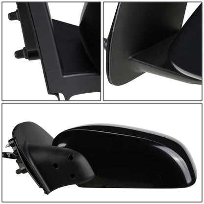 RETROVISOR MIRROR - OEM - 05-15 NISSAN FRONTIER / 05-15 NISSAN XTERRA - MANUAL - TEXTURED - BLACK - LEFT