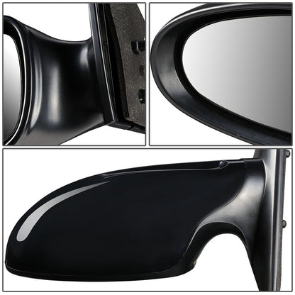 RETROVISOR MIRROR - OEM - 04-06 NISSAN ALTIMA - POWERED - HEATED - PAINTABLE - BLACK - LEFT